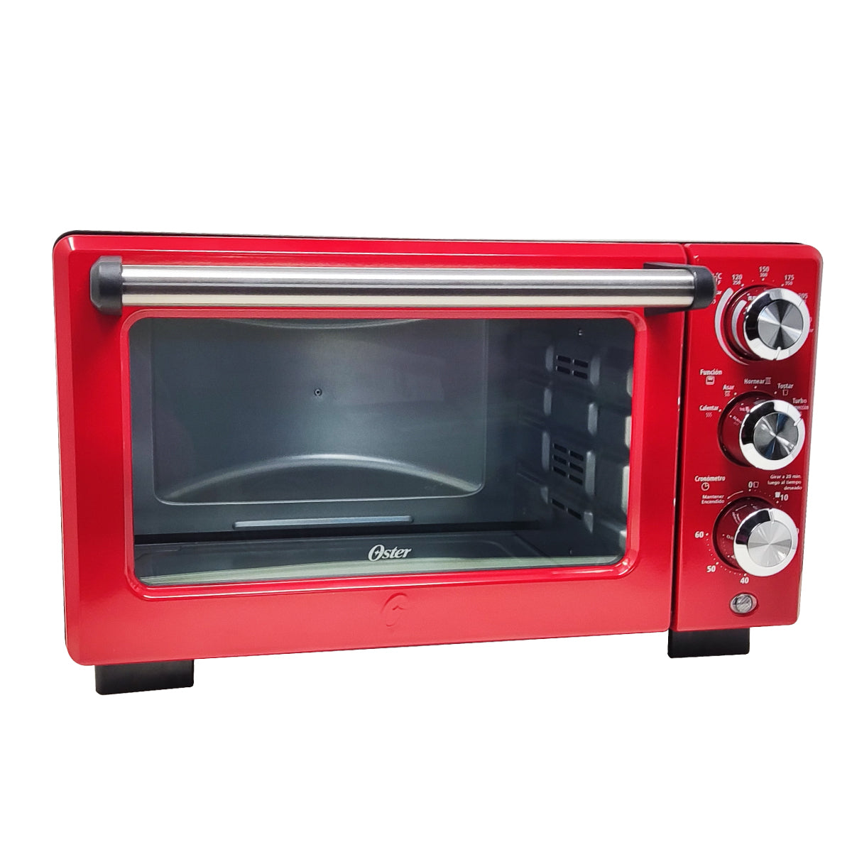Horno Tostador 18 Litros con Tecnología de Convección Oster® Rojo TSSTTV7118R-1MX