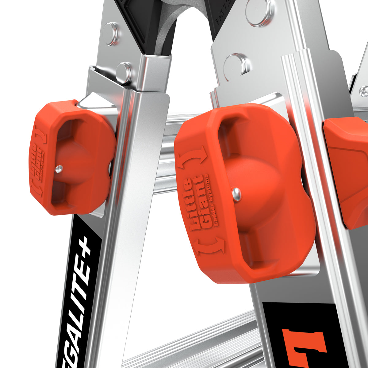 Escalera De Aluminio 17' (5.18 m) Tipo I A con Niveladores Megalite+ Little Giant 11537