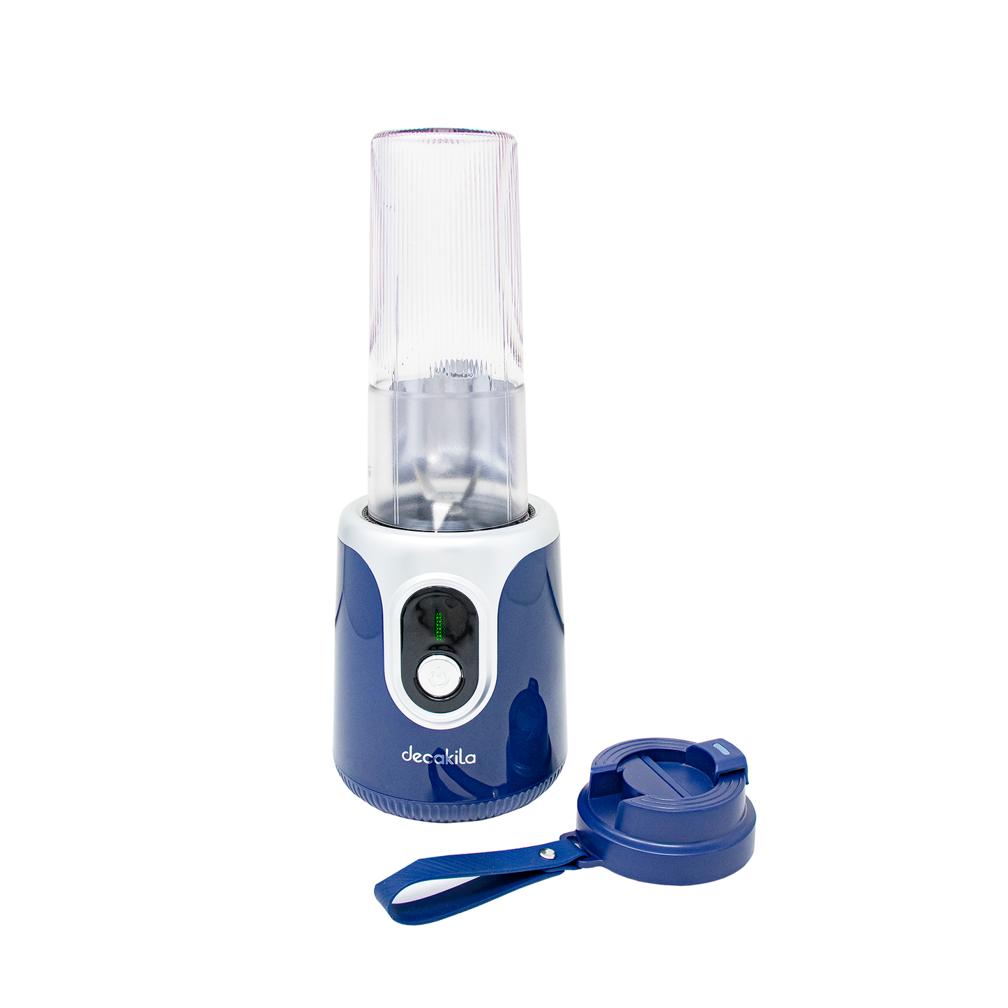 Licuadora Personal 500 ml Inalámbrica Azul Decakila KMJB022L (Caja con 8 Piezas)