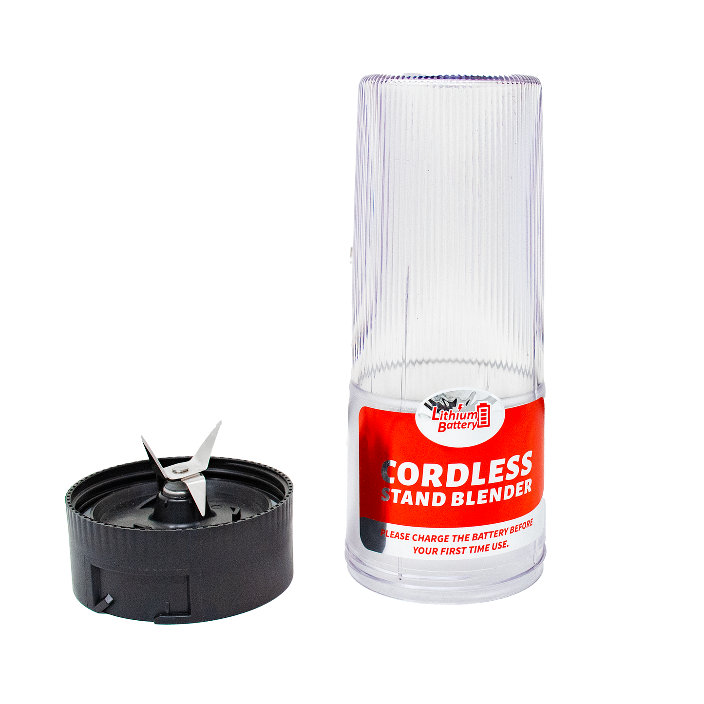 Licuadora Personal 500 ml Inalámbrica Azul Decakila KMJB022L (Caja con 8 Piezas)