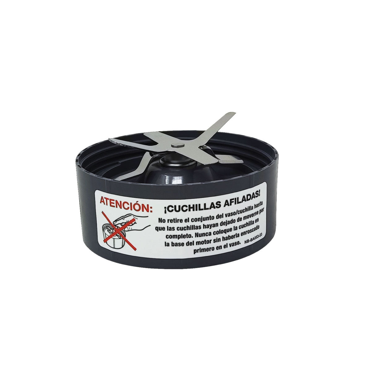 Licuadora Personal Procesador de Alimentos Nutribullet 5 Accesorios 600 W Plata 102580 (Caja de 2 Piezas)