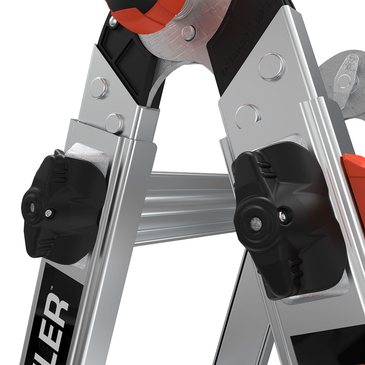 Escalera De Aluminio 17' (5.18 m) Tipo I A con Niveladores Leveler Little Giant 16517