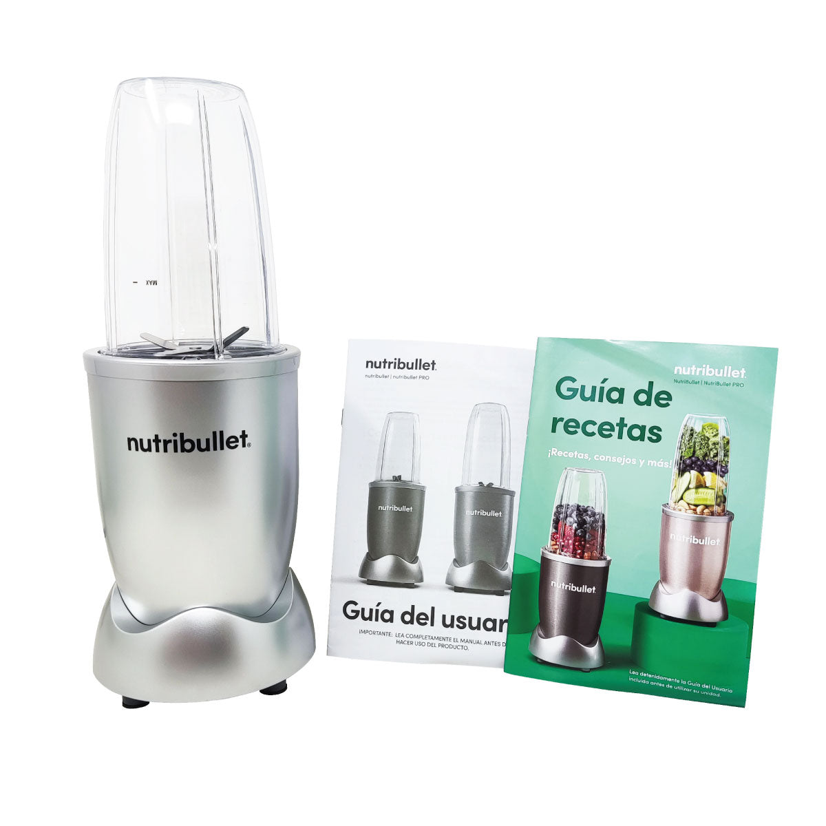 Licuadora Personal Procesador de Alimentos Nutribullet 5 Accesorios 600 W Plata 102580