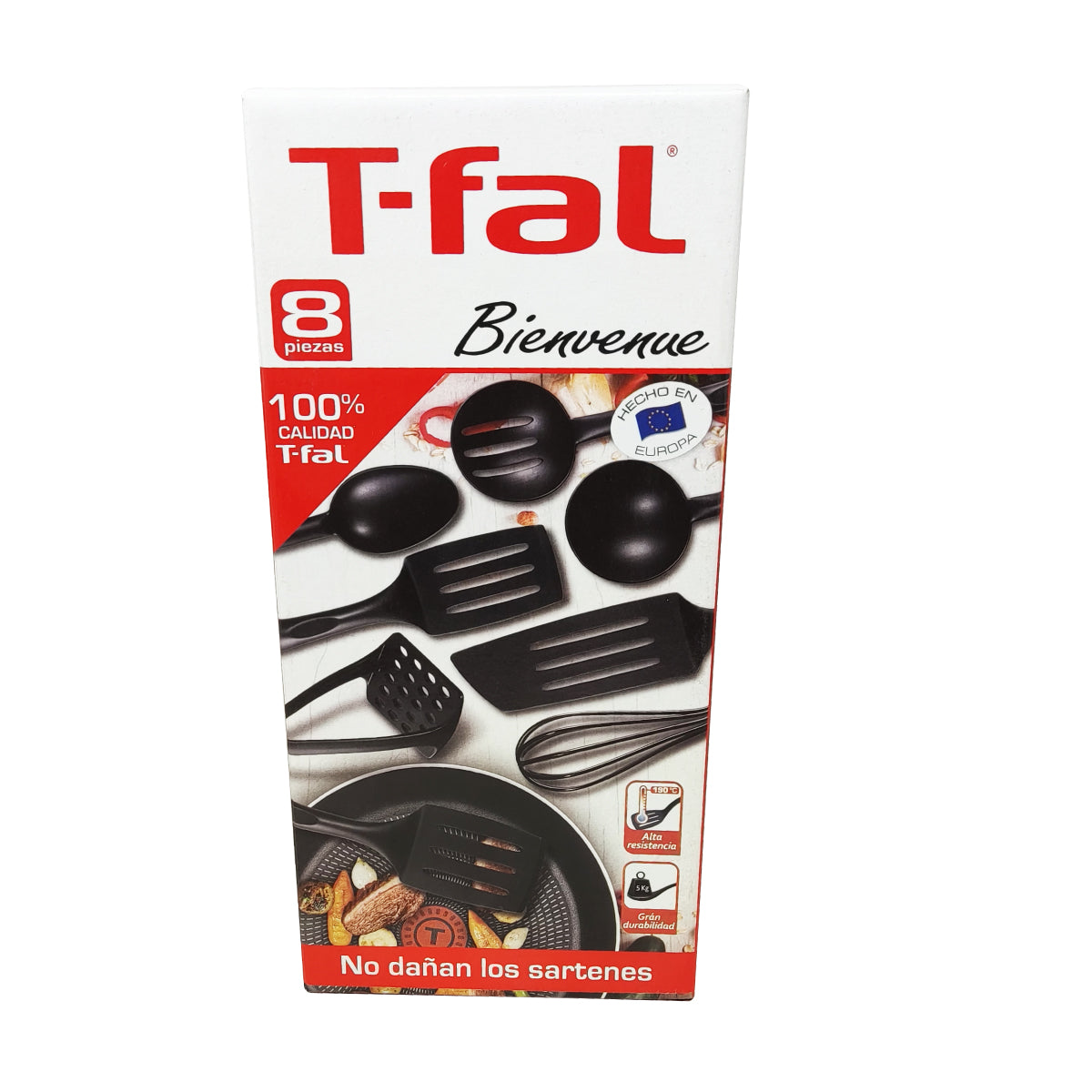 Juego de 8 Utensilios de Nylon para Cocina con Caja Bienvenue T-Fal 27439000M3