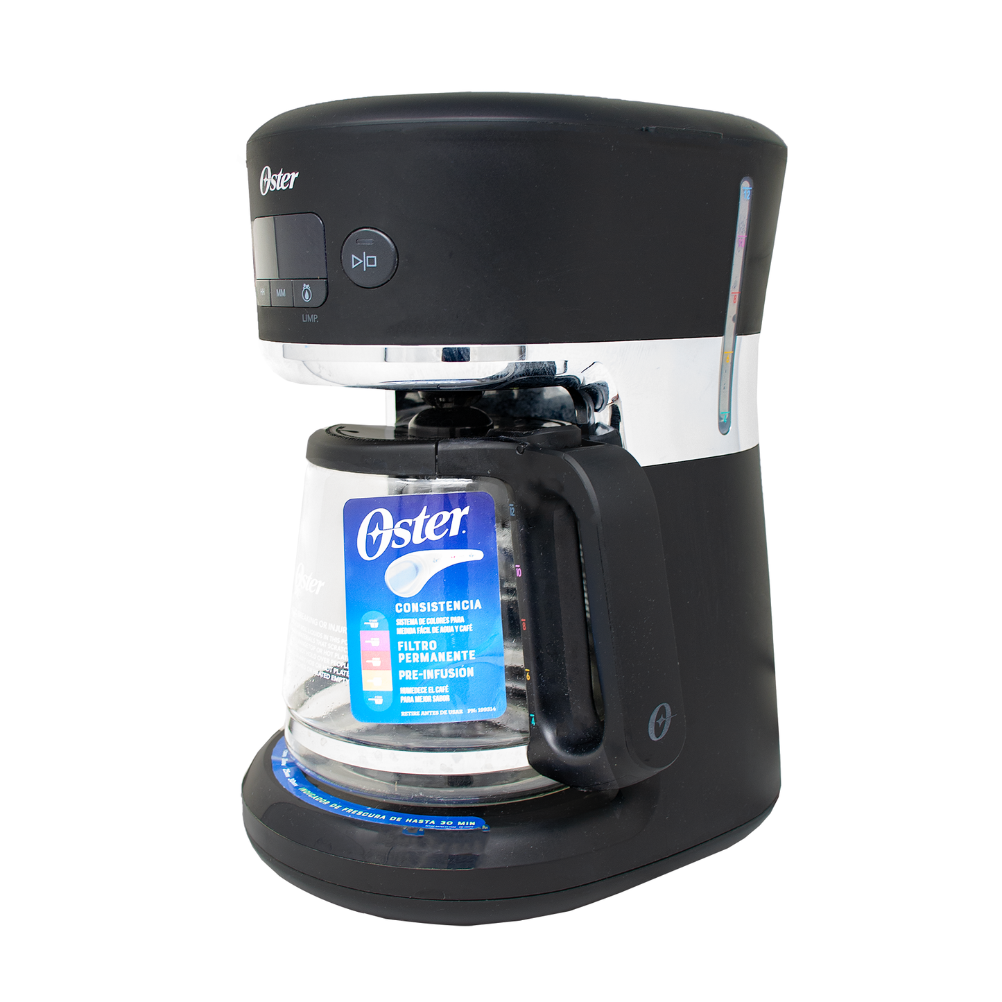 Cafetera Programable 12 Tazas con Sistema de Medida en Color Oster BVSTRF100-013 (2083222) (Paquete de 2 Piezas)