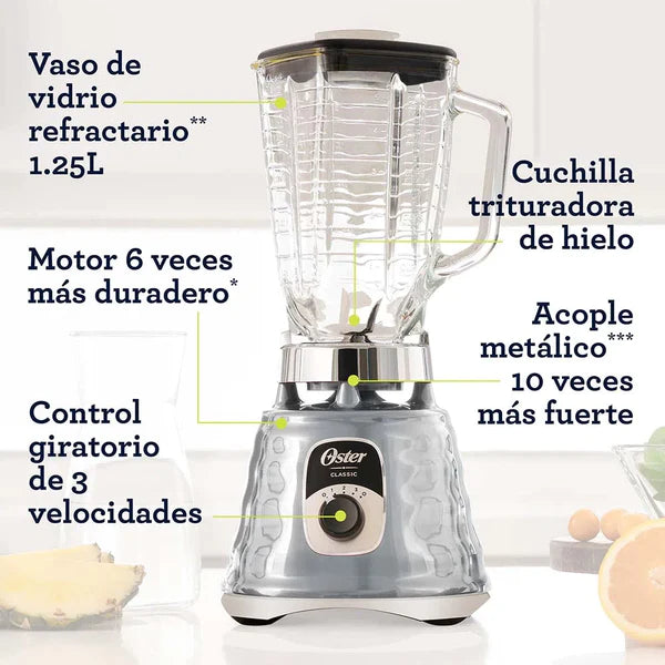 Licuadora 3 Vel Clásica Oster 2114081 Paquete 4 piezas
