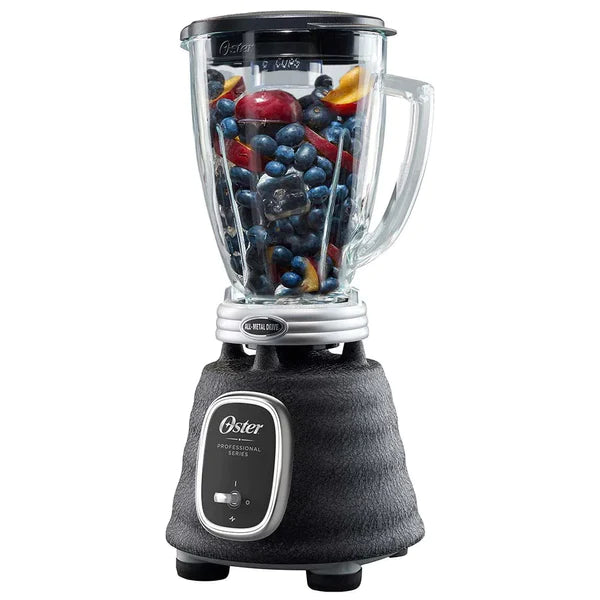 Licuadora 1 Velocidad + Pulso Vaso De Vidrio Negra Oster BLSTBPST-013 (2114099)