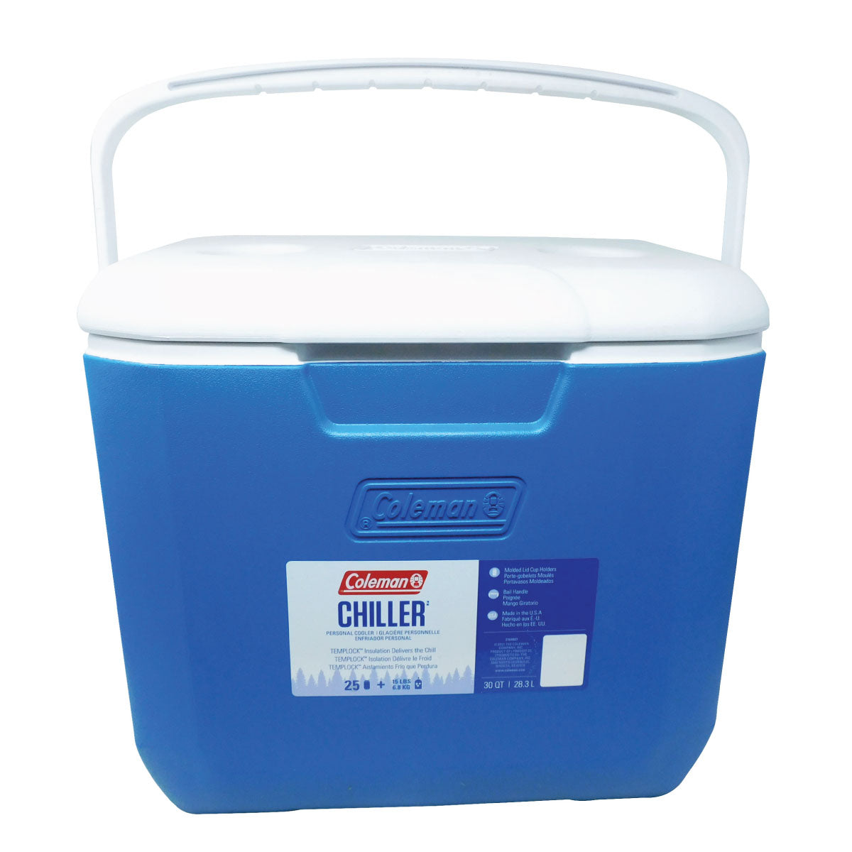 Hielera 30 Qt (28.3 L) Chiller Azul Coleman 2160830