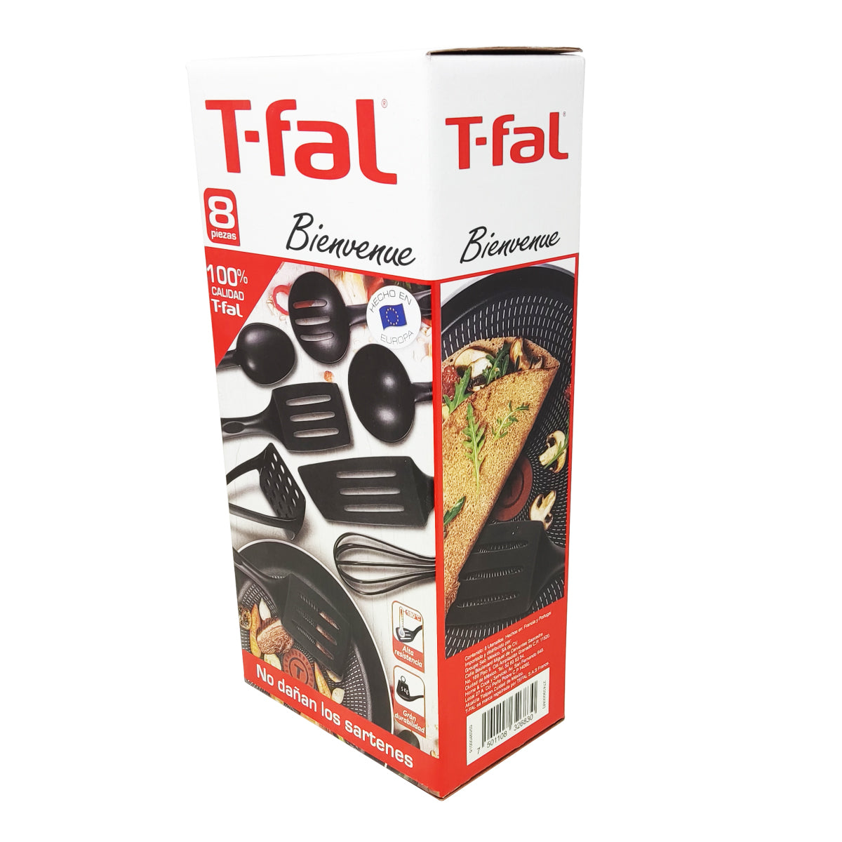 Juego de 8 Utensilios de Nylon para Cocina con Caja Bienvenue T-Fal 27439000M3