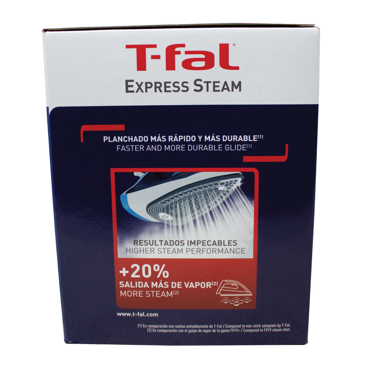Plancha de Vapor Suela de Ceramica con Autoapagado Express Steam Azul T-Fal FV2860X0