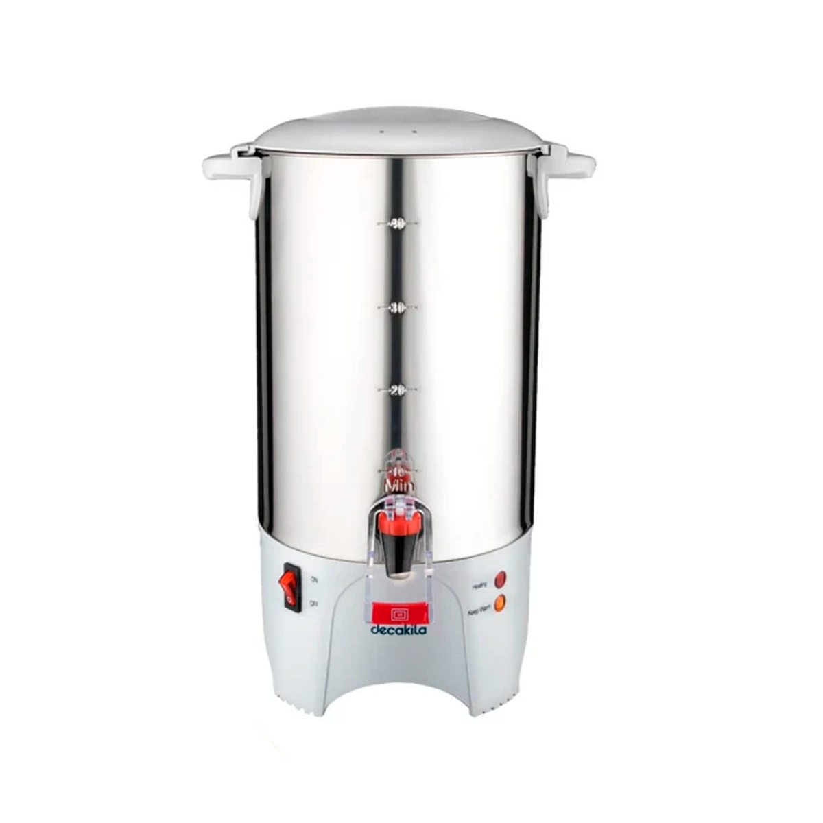 Cafetera Percoladora de Acero Inoxidable 50 Tazas KUKT024M (Caja de 4 Piezas)