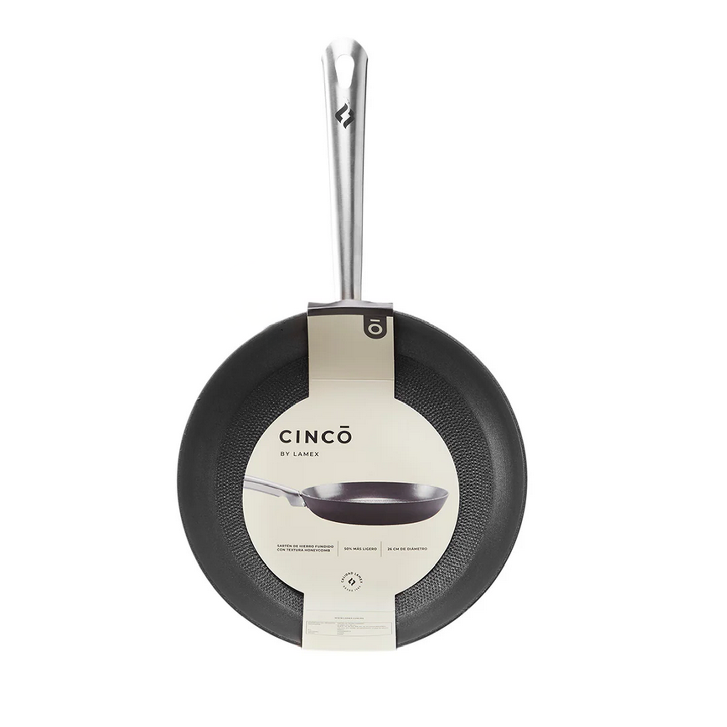 Sartén de hierro fundido CINCO 26 cm Lamex SCIN26HF