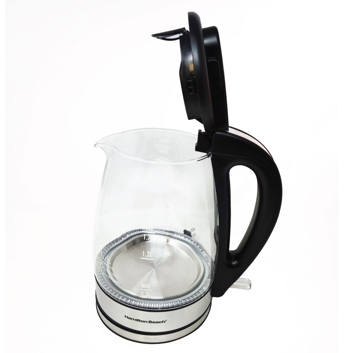 Hervidor de Agua 1.7 L con Iluminación Hamilton Beach 40865 (Caja con 2 Piezas)