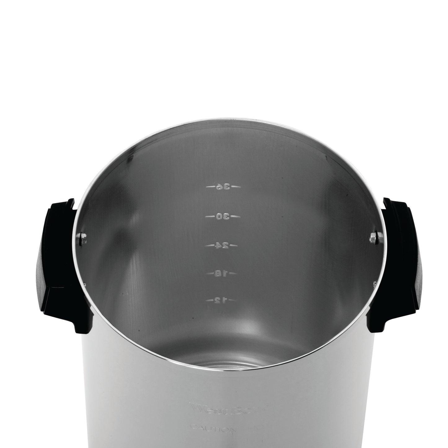 Cafetera Percoladora de 36 Tazas Comercial en Aluminio Pulido West Bend 43536