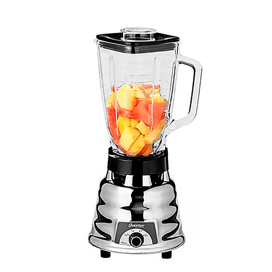 Licuadora Metálica 2 Velocidades Vaso Vidrio Oster 450-20 Caja de 4 Piezas
