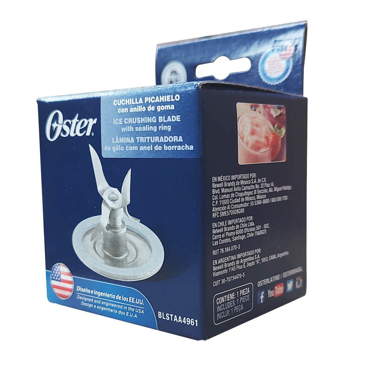 Cuchilla Picahielo con Anillo de Goma Oster BLSTAA4961