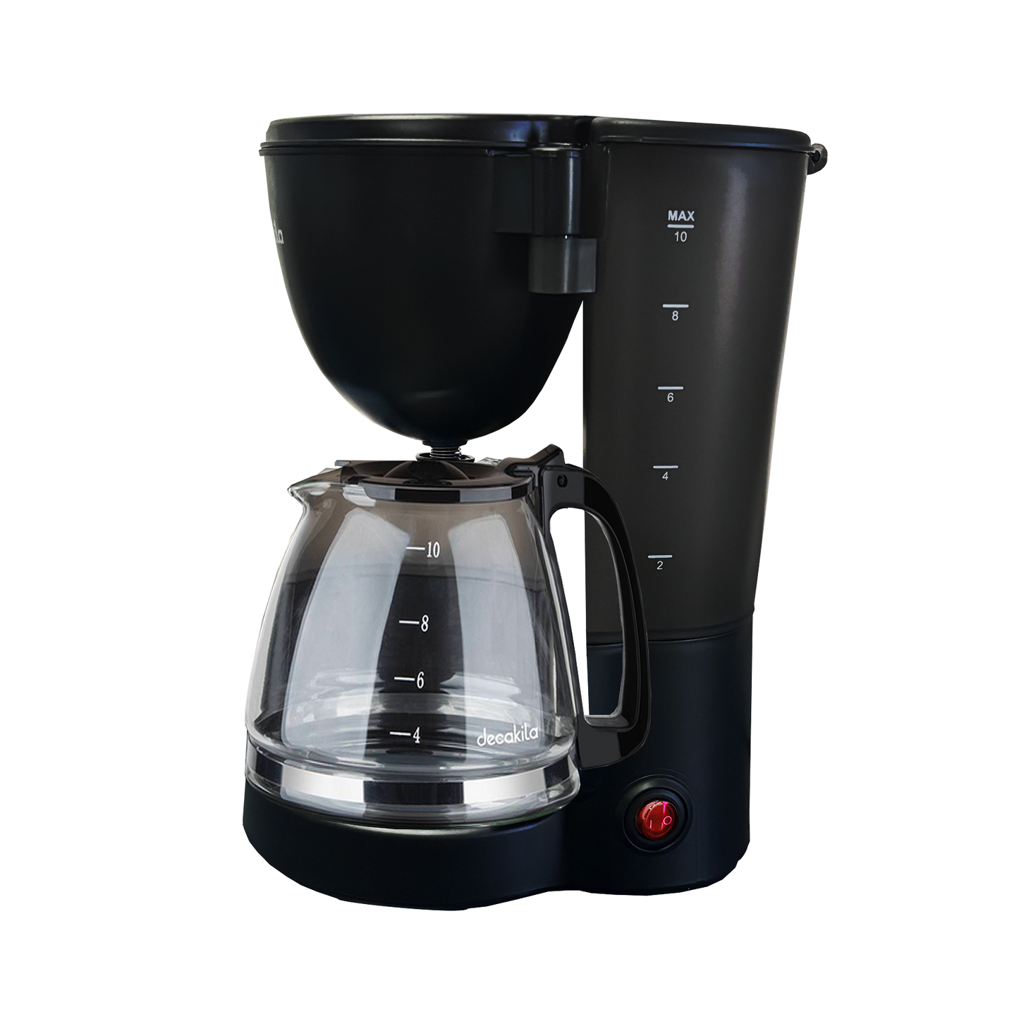 Cafetera de Goteo 10 Tazas (1.25 L) Negra Decakila KUCF001B