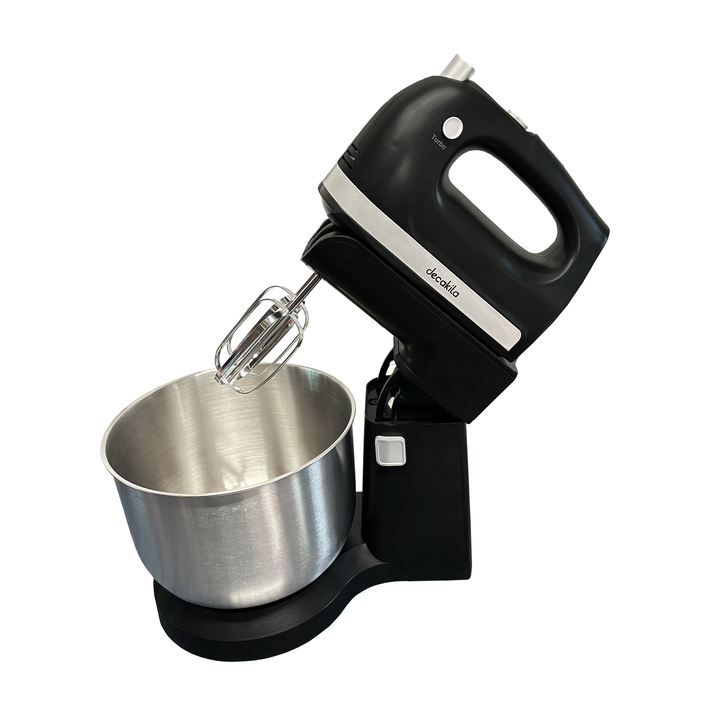 Batidora de Mano y Pedestal 5 Velocidades Negra Decakila KUMX012B