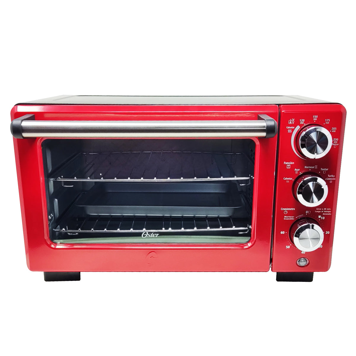 Horno Tostador 18 Litros con Tecnología de Convección Oster® Rojo TSSTTV7118R-1MX