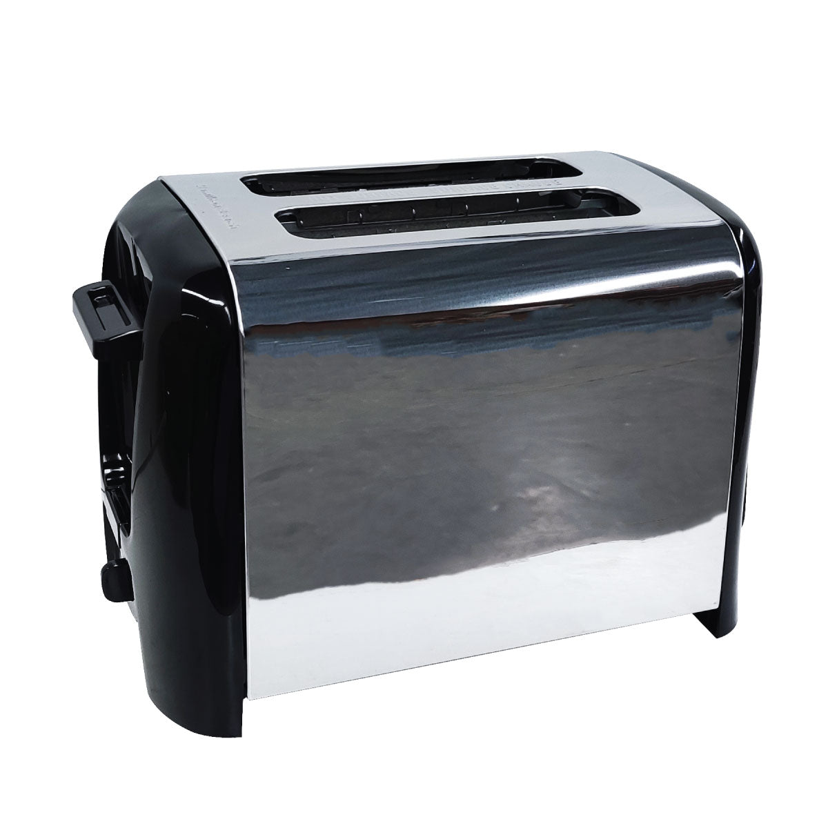 Tostador de Pan 2 Rebanadas Negro y Acero Inoxidable 22614R (Caja de 2 Piezas)