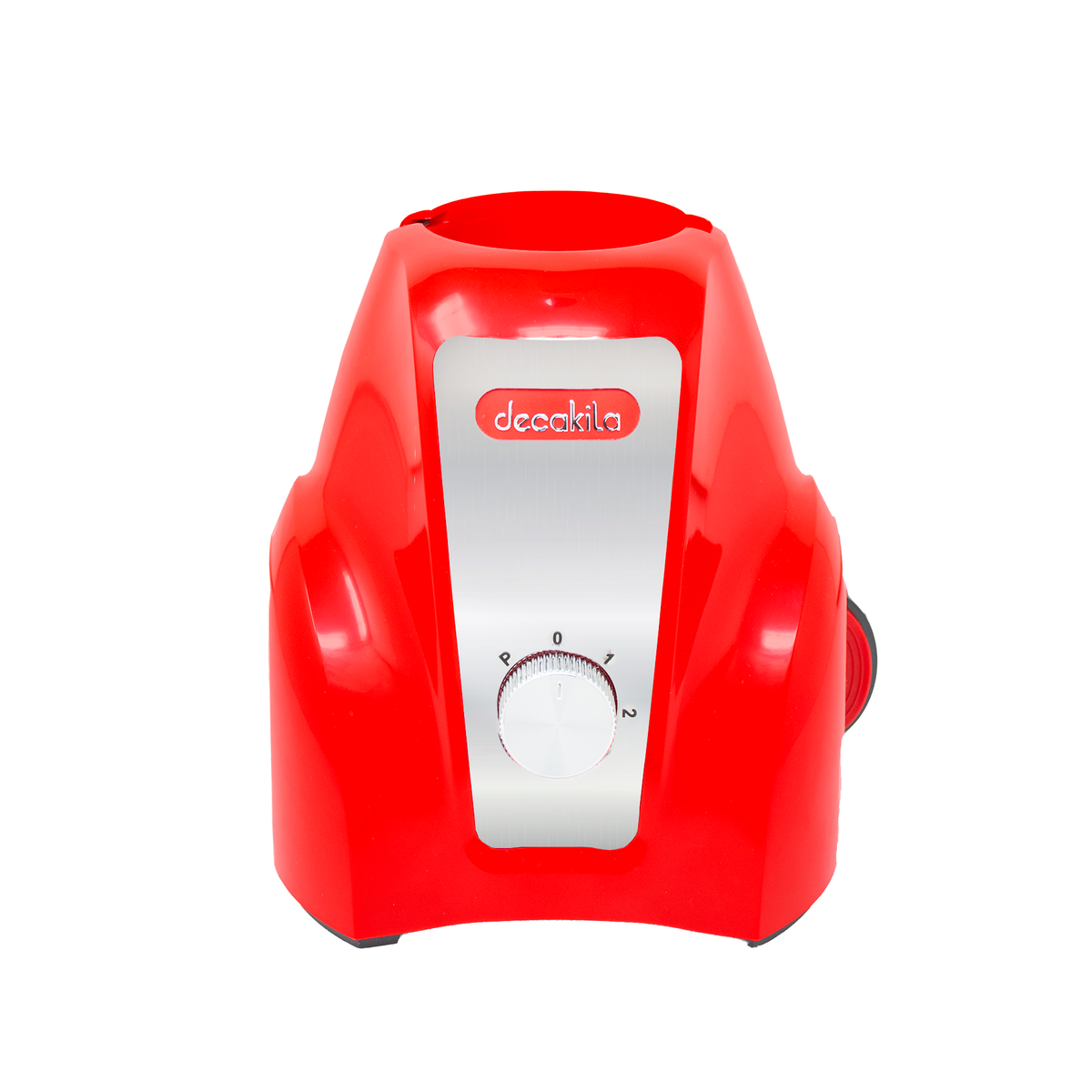 Licuadora 2 Velocidades Vaso de Plástico 1.5 L Inalámbrica de Batería Roja Decakila KMJB049R (Caja de 4 Piezas)