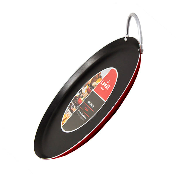 Comal 28 cm con Antiadherente Rojo Lamex 6516-6 (Paquete de 20 Piezas)