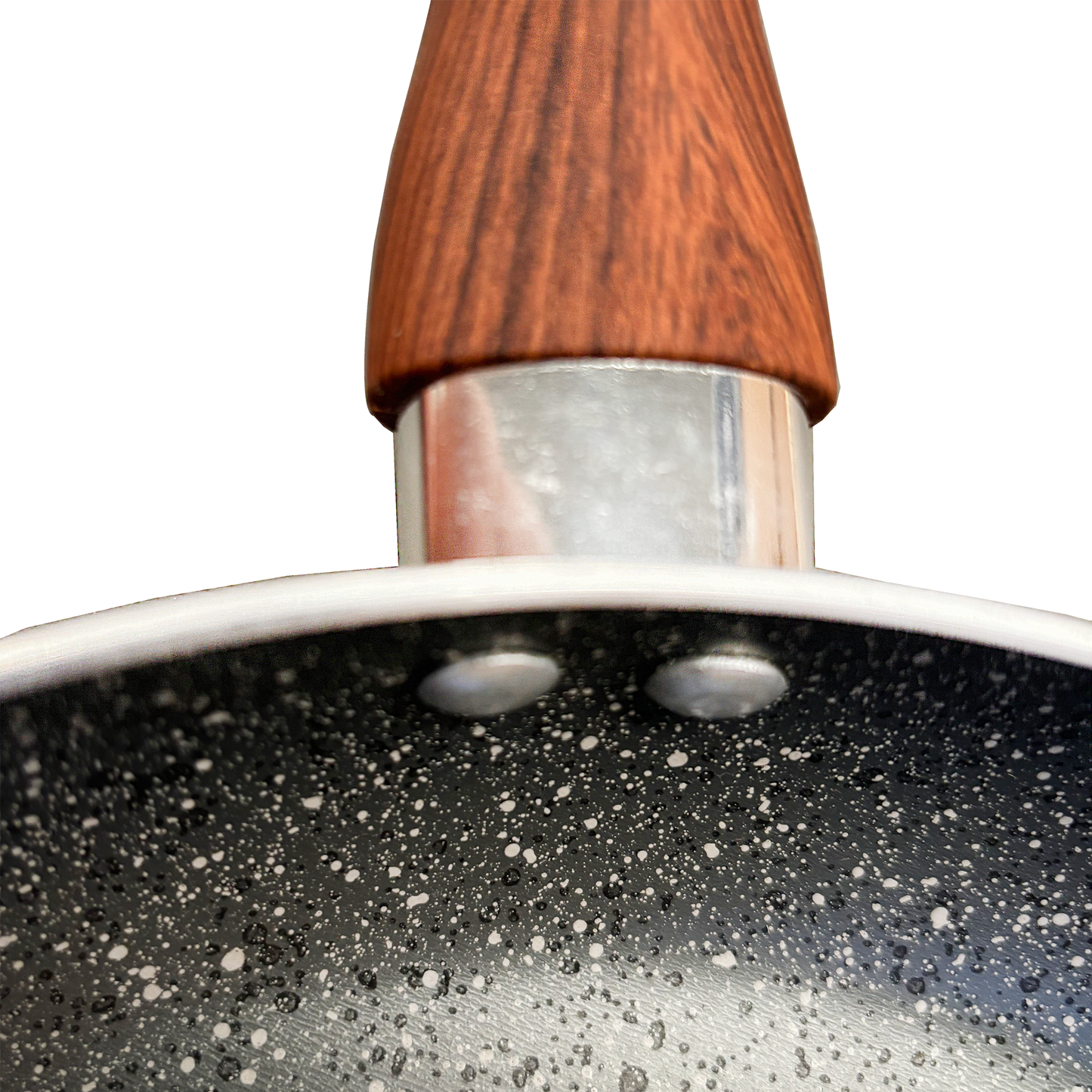 Sartén 28 cm Antiadherente Stone 360° Mango Tipo Madera Lamex 6646-0