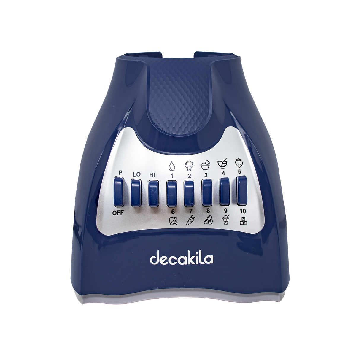 Licuadora 10 Velocidades Vaso de Plástico Azul Decakila KUJB044L