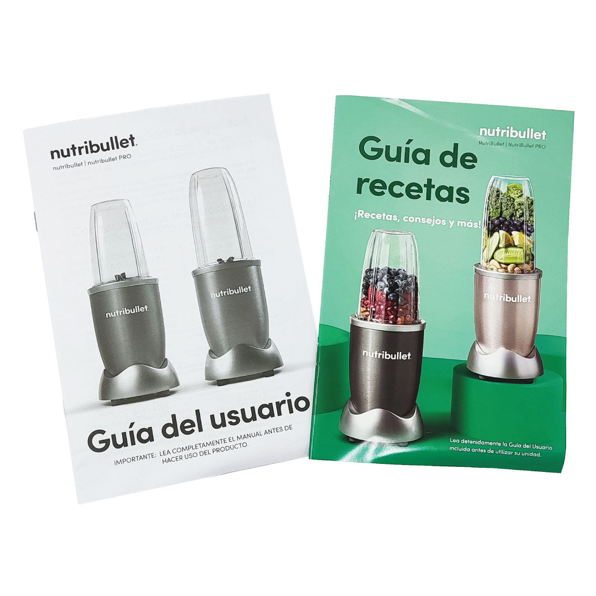 Licuadora Personal Procesador de Alimentos Nutribullet 5 Accesorios 600 W Plata 102580 (Caja de 2 Piezas)