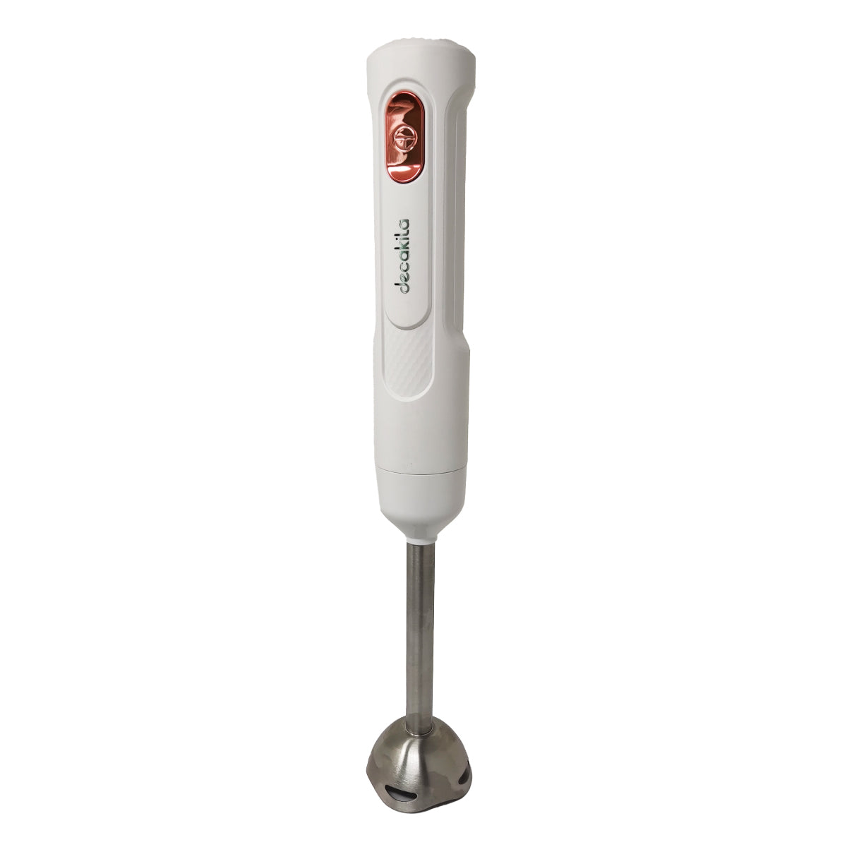 Batidora de Inmersión Blanca 1 Velocidad Inalámbrica Decakila KMJB037W (PAQUETE CON 15 PIEZAS)