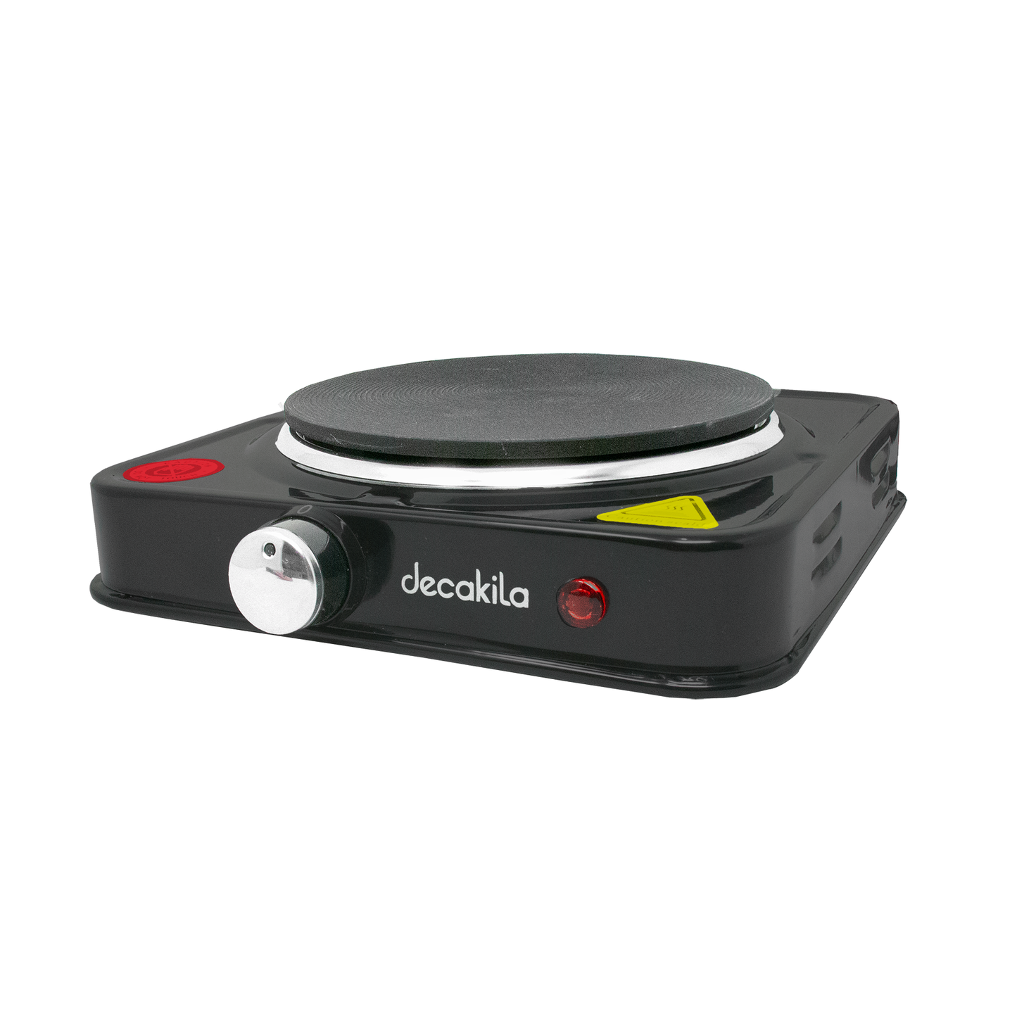 Parrilla eléctrica de Plato con Regulador de Temperatura Negro Decakila KUCC004B (Caja con 12 Piezas)