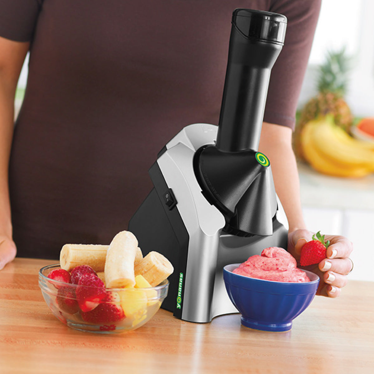Máquina Procesadora para Helados Naturales con Fruta Congelada Yonanas Clásico 882636
