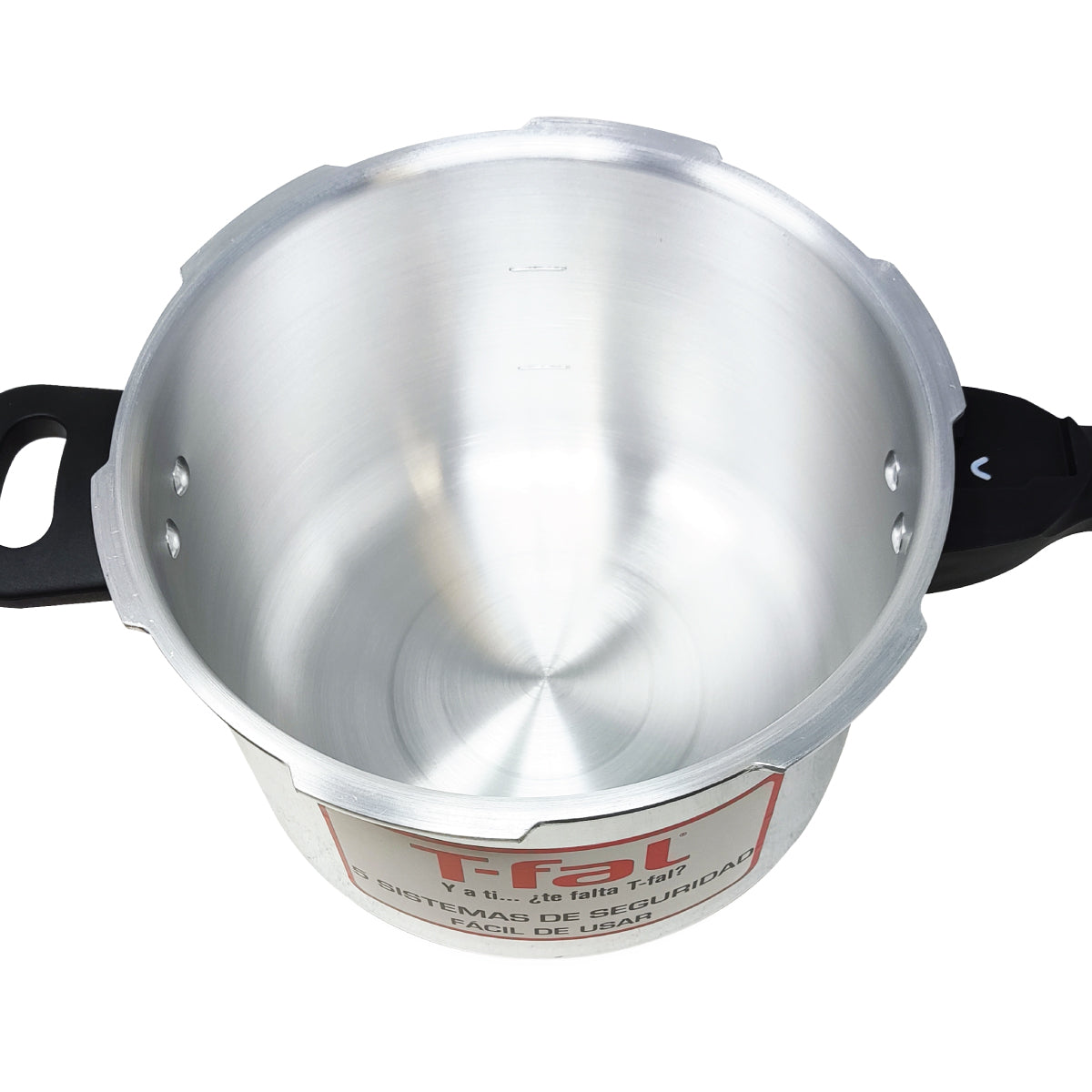 Olla Express de Presión 6 Qt (5.7 L) Secure Aluminio T-fal P2614632 (Caja de 2 Piezas)