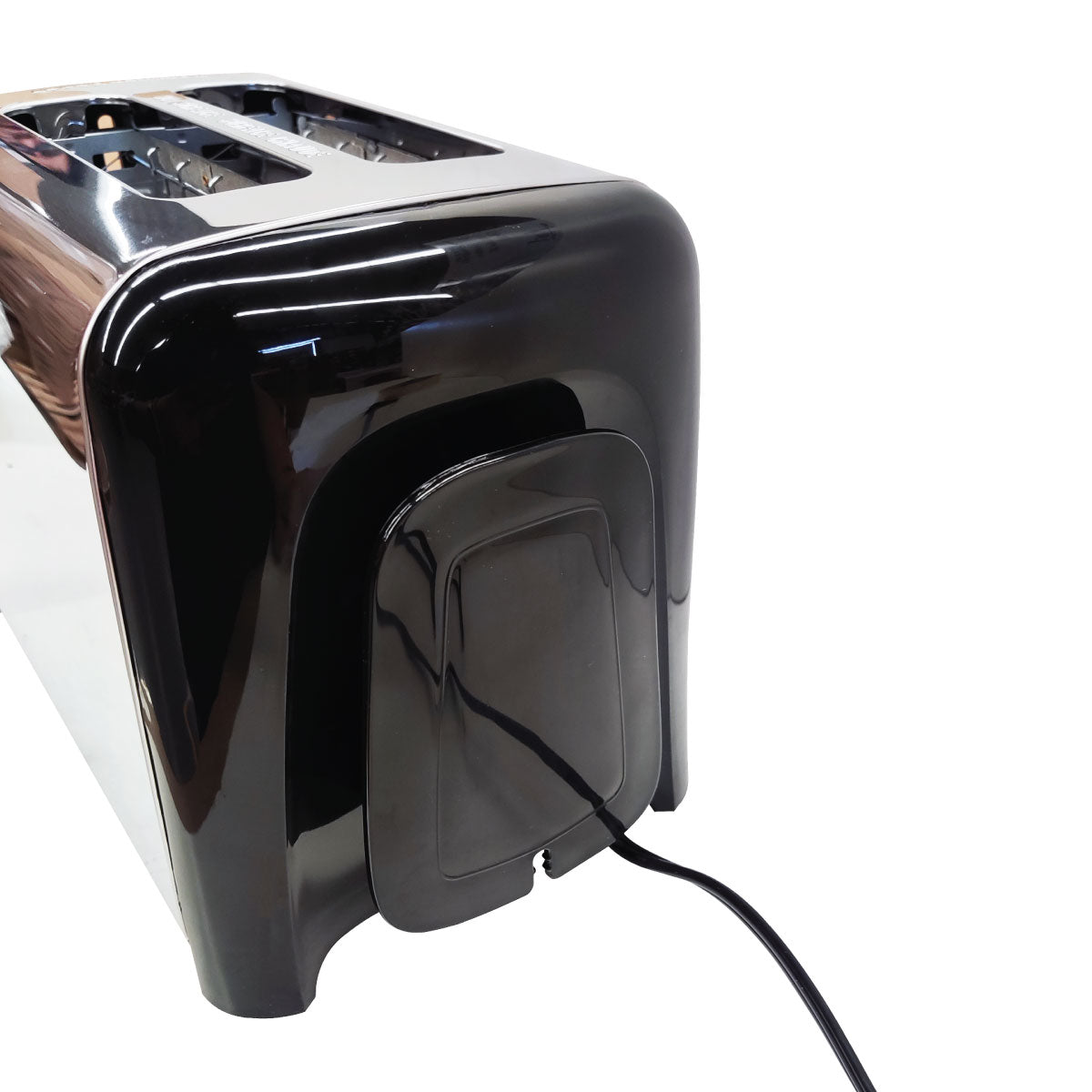 Tostador de Pan 2 Rebanadas Negro y Acero Inoxidable 22614R (Caja de 2 Piezas)