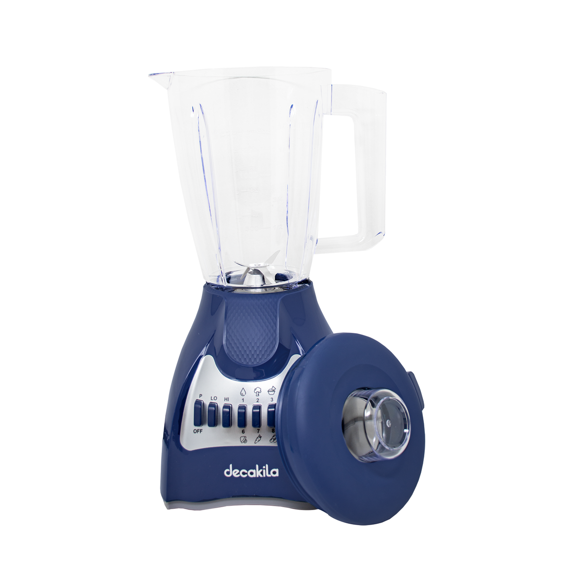 Licuadora 10 Velocidades Vaso de Plástico Azul Decakila KUJB044L