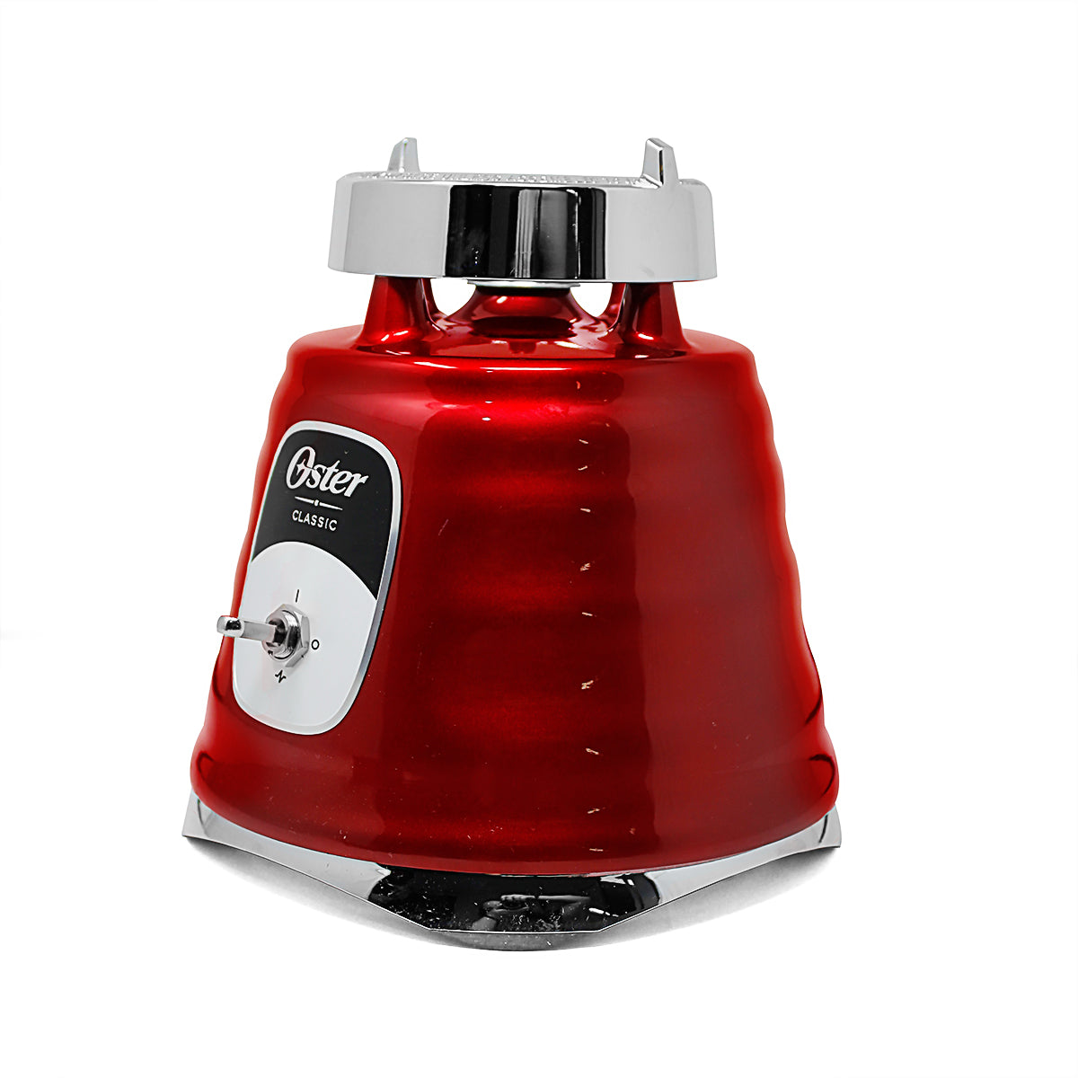 Licuadora 1 Velocidad + Pulso Vaso de Vidrio Roja Oster BLST4126-013 (2114101) (Paquete de 4 Piezas)