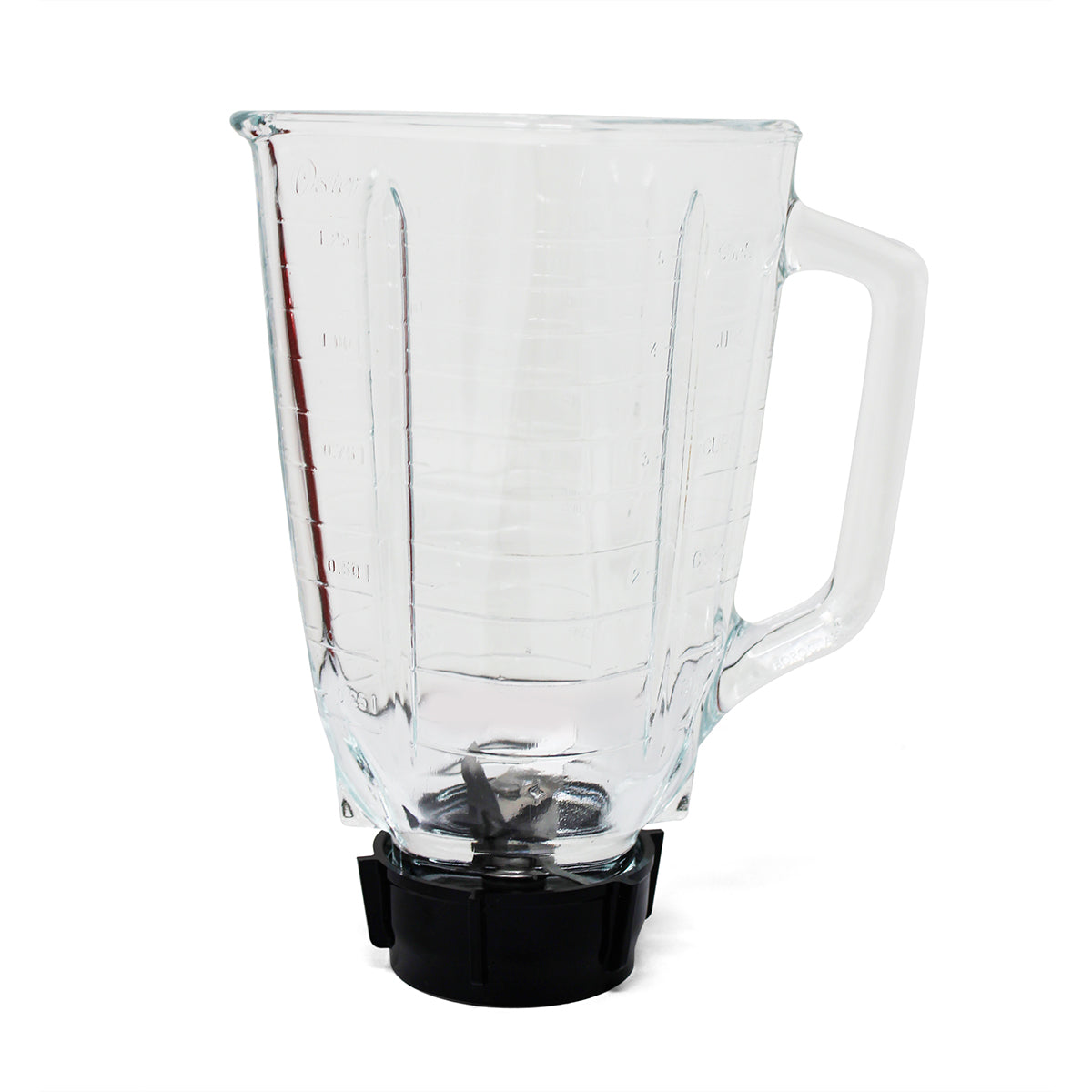 Licuadora 1 Velocidad + Pulso Vaso de Vidrio Roja Oster BLST4126-013 (2114101) (Paquete de 4 Piezas)