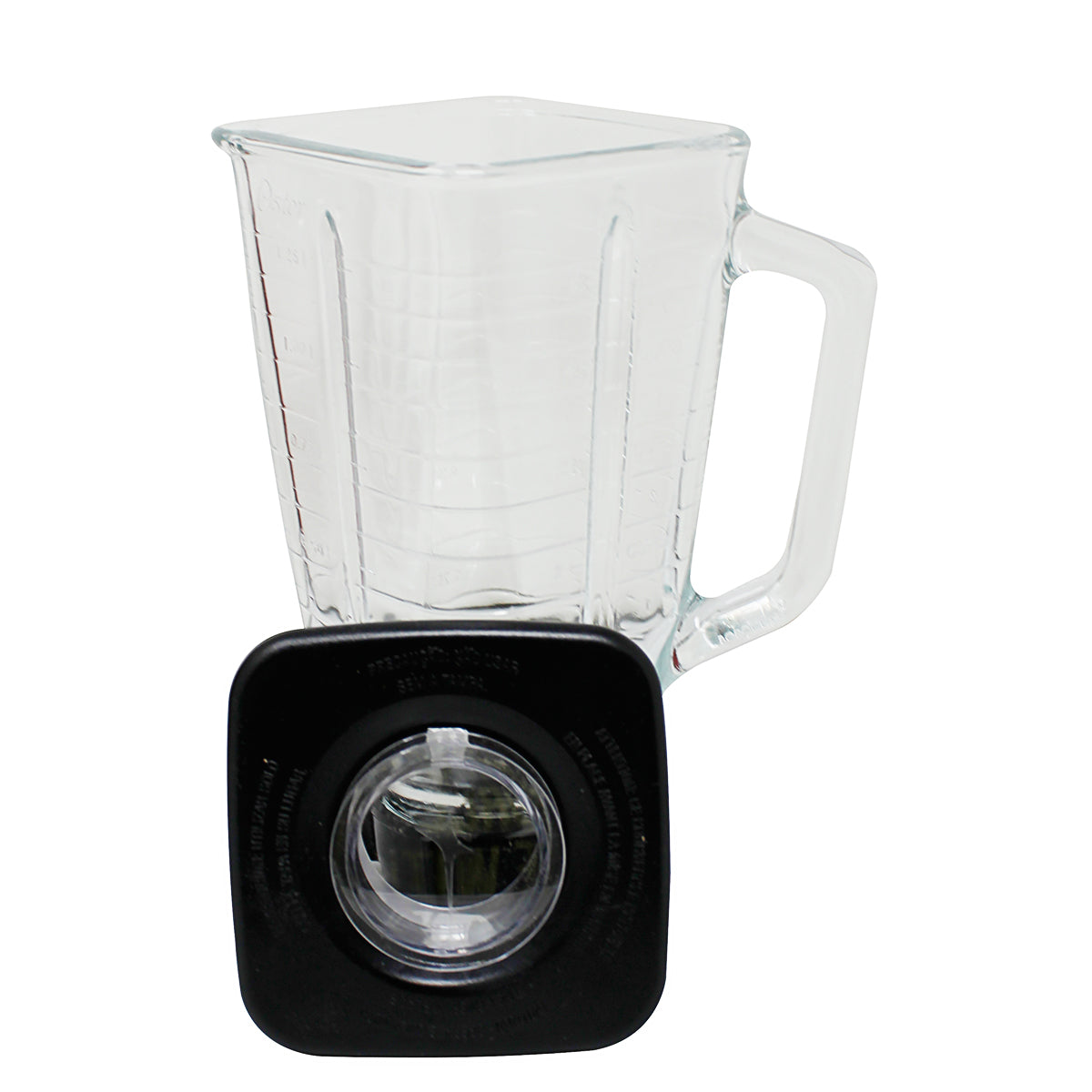 Licuadora 1 Velocidad + Pulso Vaso de Vidrio Roja Oster BLST4126-013 (2114101) (Paquete de 4 Piezas)