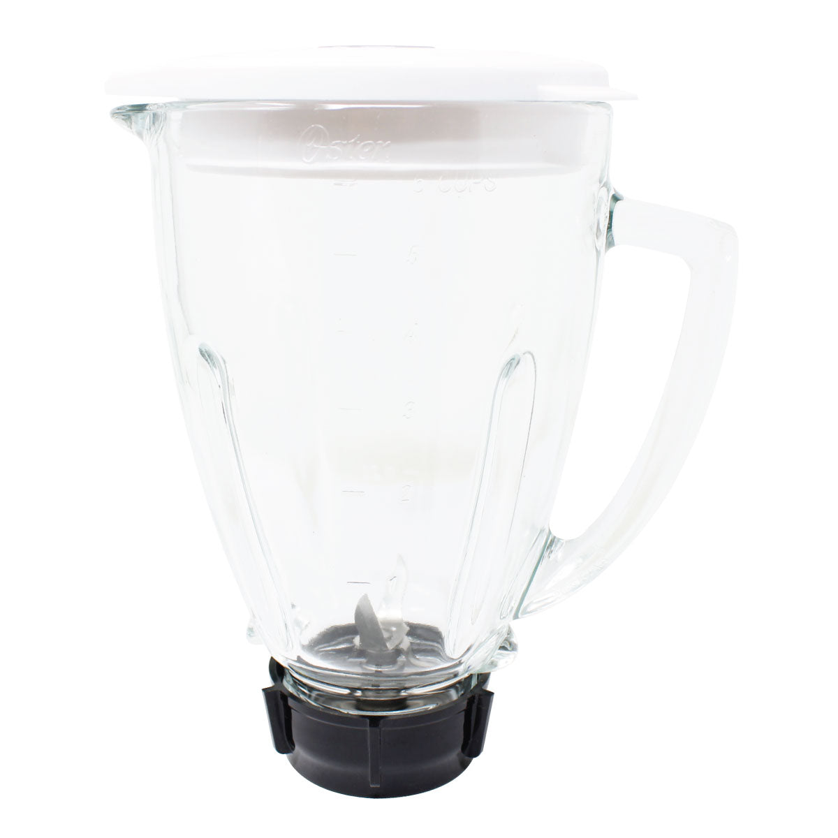Licuadora 2 Velocidades + 2 Pulso Vaso de Vidrio Blanca Oster BLSTAG-WPB-013 (2110246)(Caja de 4 Piezas)
