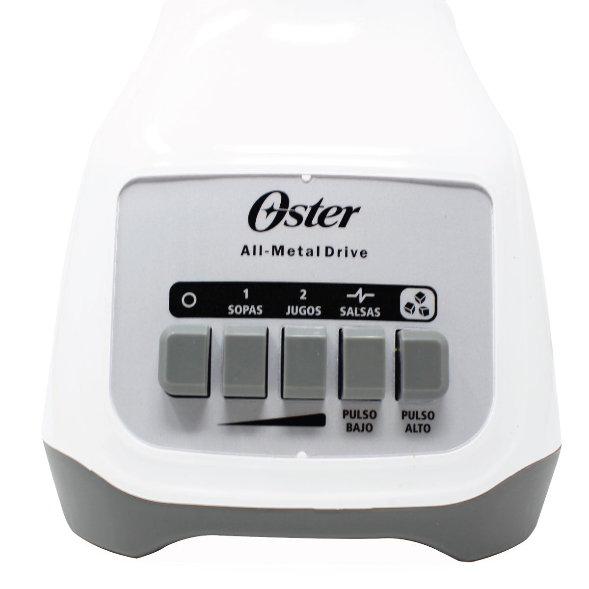 Licuadora 2 Velocidades + 2 Pulso Vaso de Plastico Blanca Oster BLSTKAP-WPB-013 (2110672)(Caja de 4 Piezas)