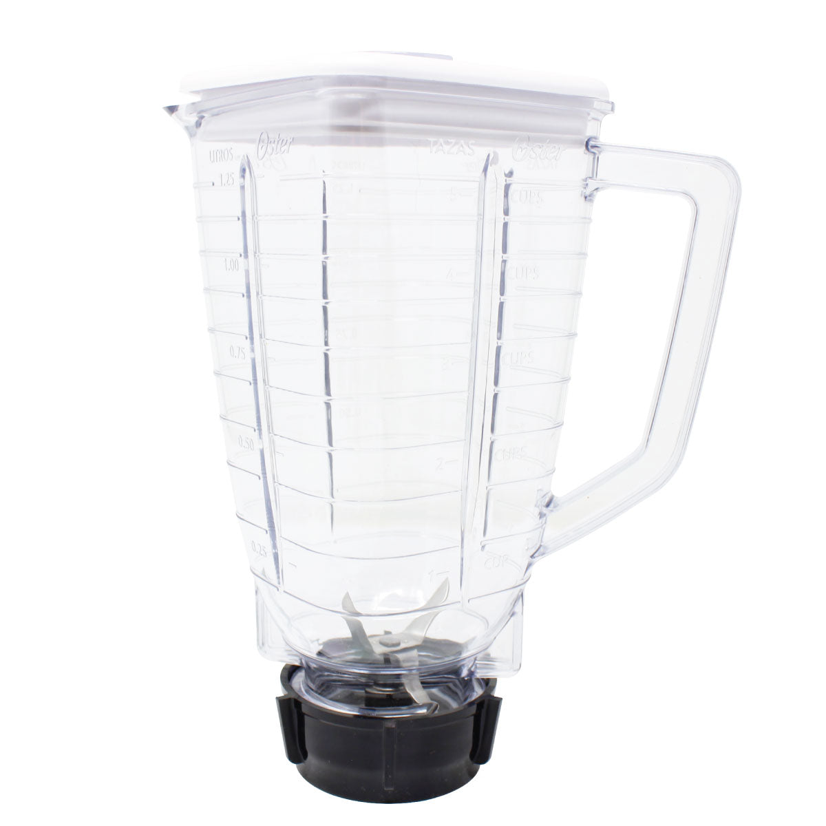 Licuadora 2 Velocidades + 2 Pulso Vaso de Plastico Blanca Oster BLSTKAP-WPB-013 (2110672)(Caja de 4 Piezas)