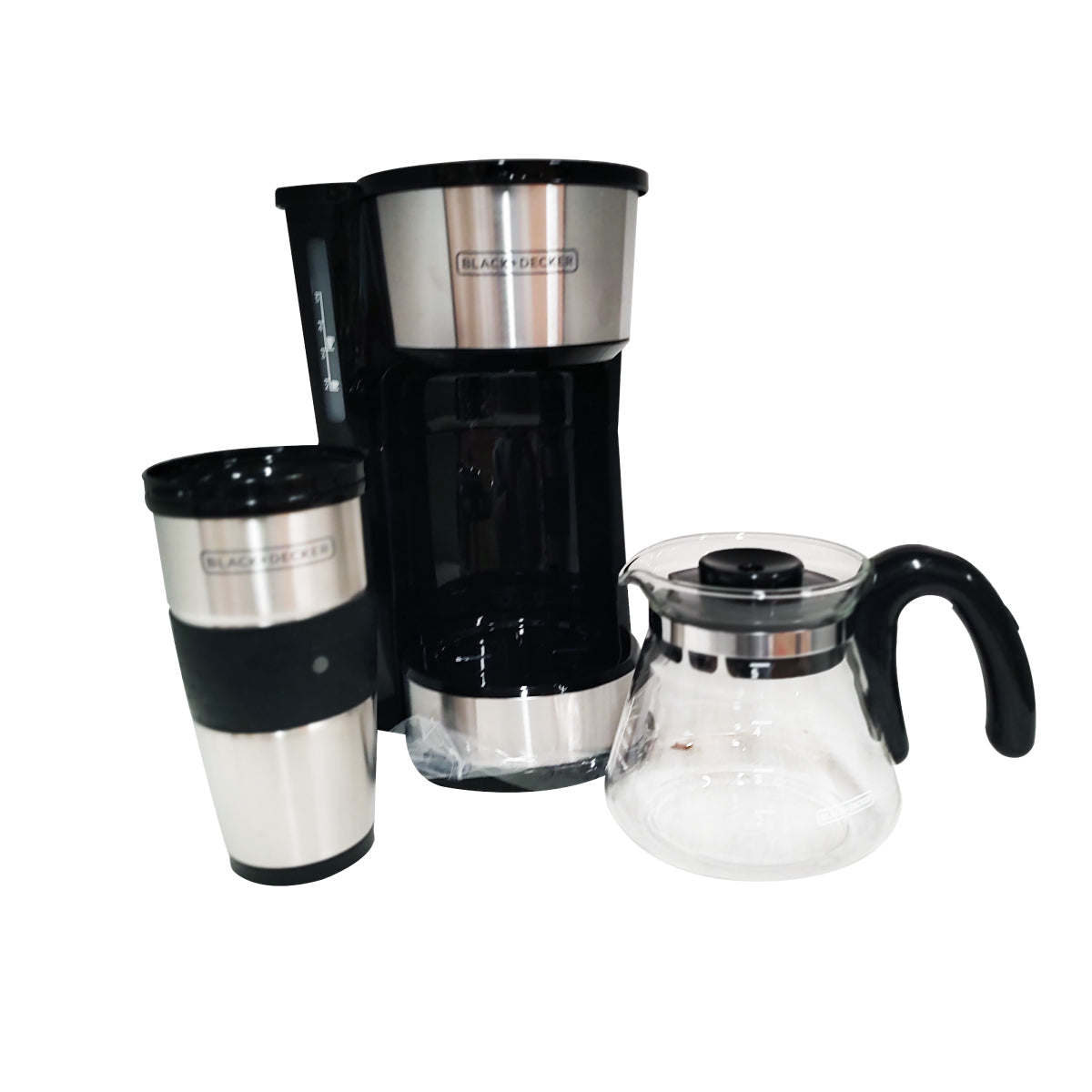 Cafetera 5 Tazas 4 en 1 con Vaso Black and Decker CM0755S-MX