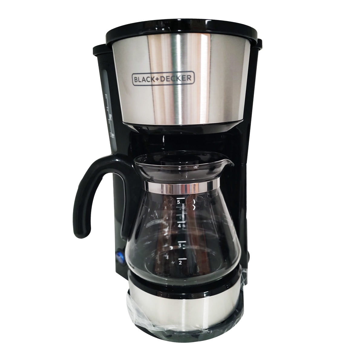 Cafetera 5 Tazas 4 en 1 con Vaso Black and Decker CM0755S-MX