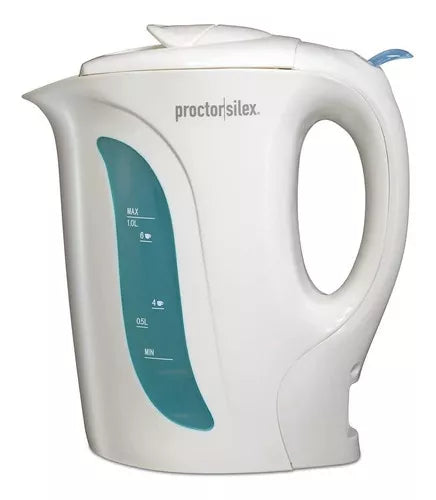 Hervidor de Agua Eléctrico 1 L Blanco Proctor Silex K2070