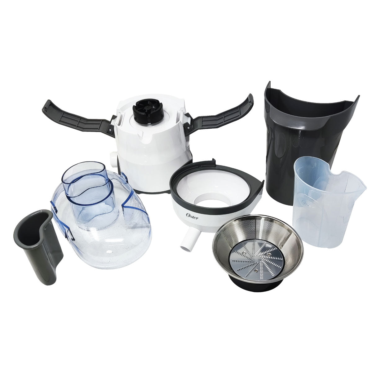 Extractor De Jugo Negro con Blanco Oster FPSTJE316W-013 (Caja de 2 Piezas)