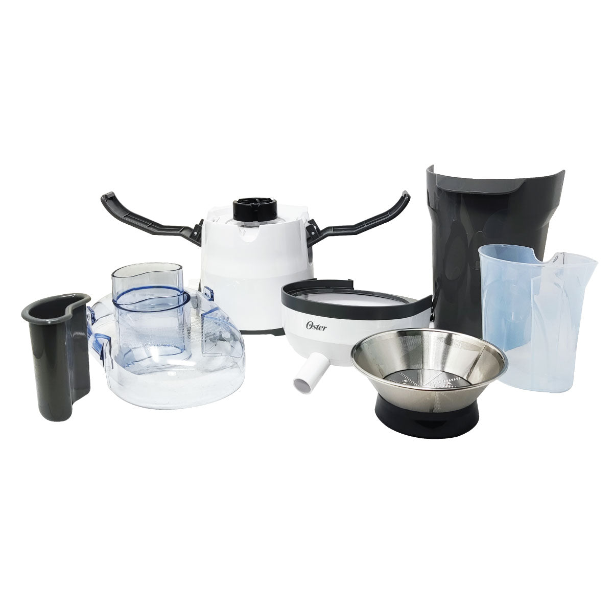 Extractor De Jugo Negro con Blanco Oster FPSTJE316W-013 (Caja de 2 Piezas)