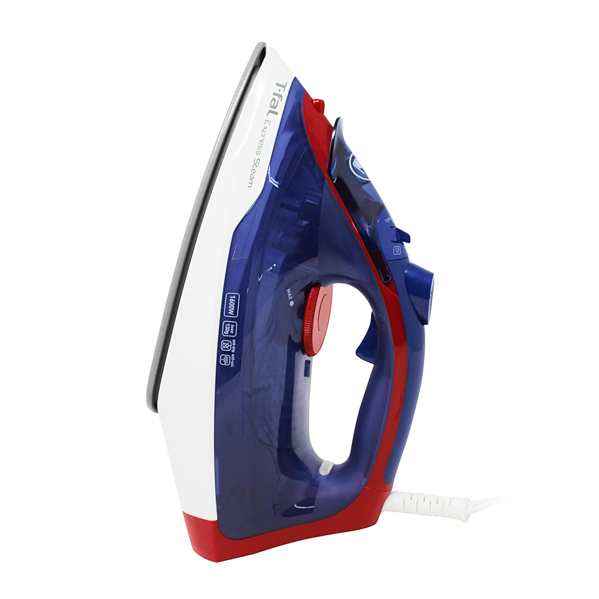 Plancha de Vapor Suela True Ceramic Express Steam Azul/Rojo T-Fal FV2833X0