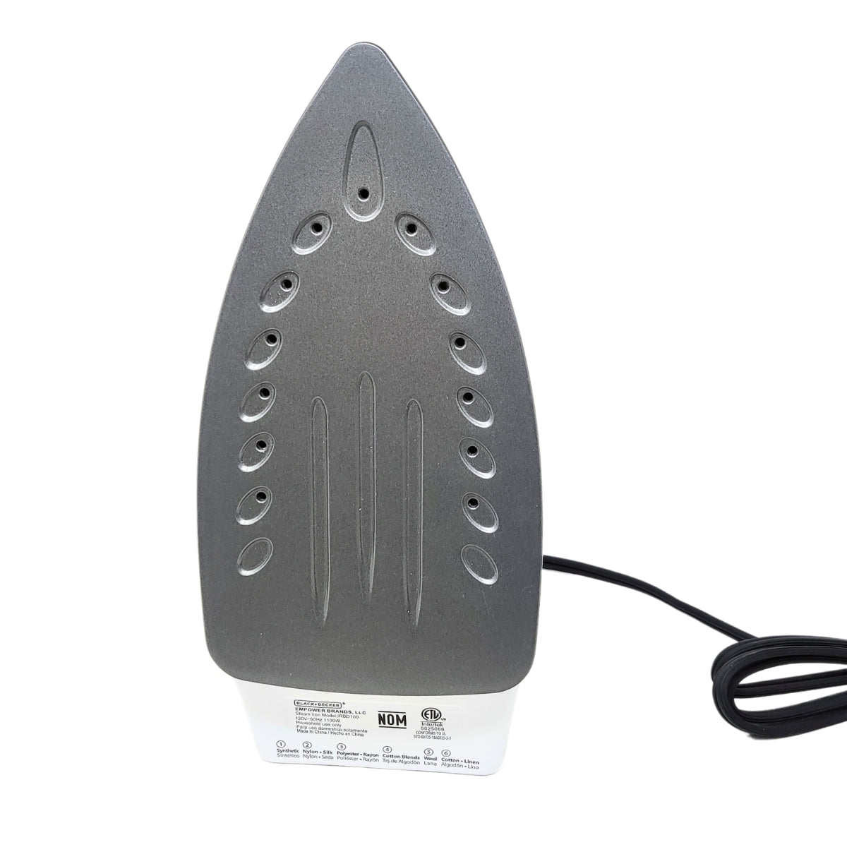 Plancha de Vapor Suela Antiadherente Quick n' Easy Black + Decker IRBD100