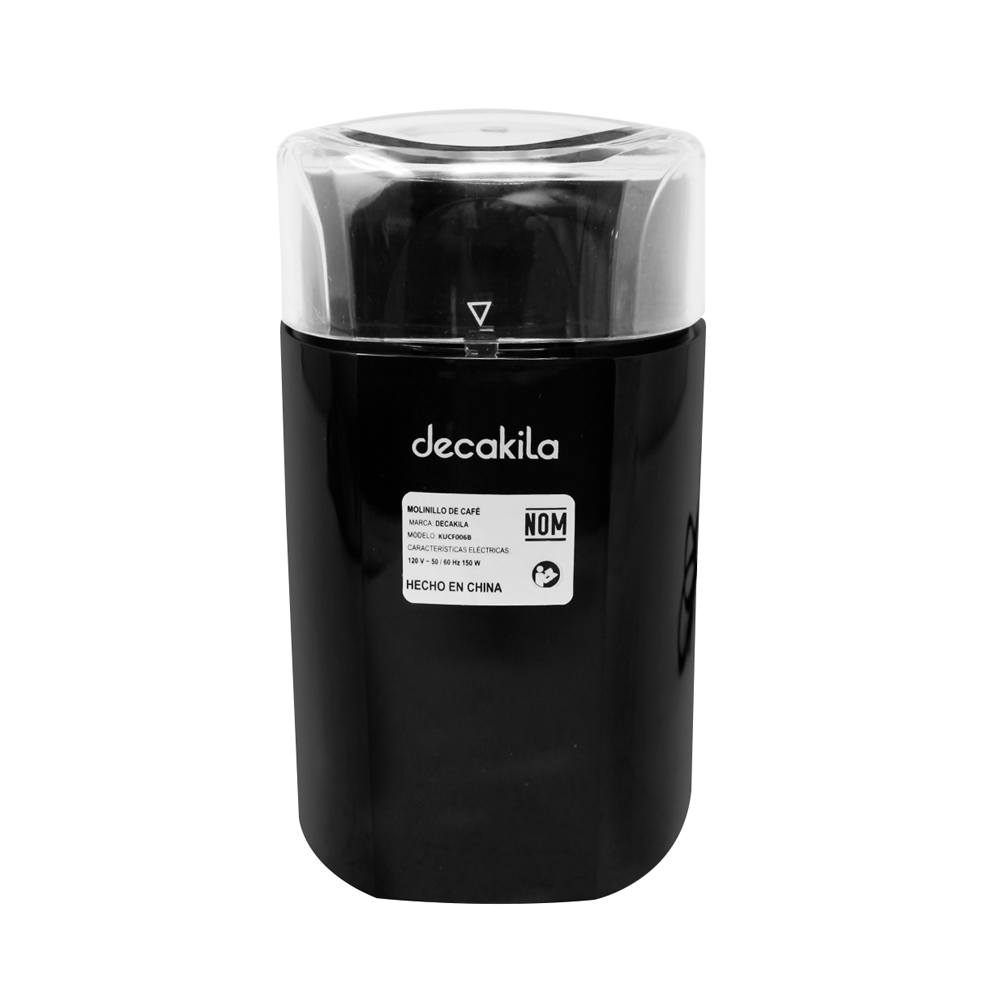 Molino De Café Electrico 60 G Negro Decakila KUCF006B (Caja con 4 Piezas)