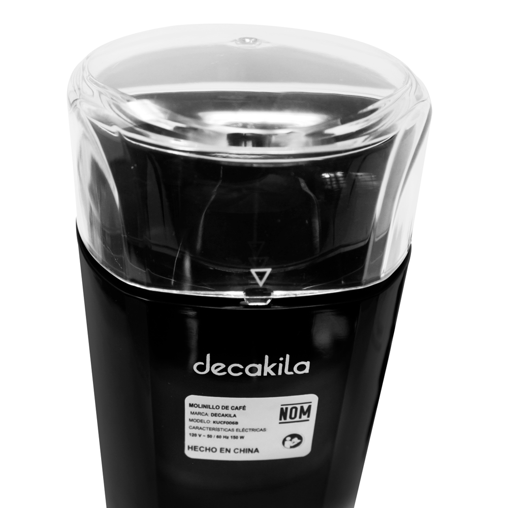 Molino De Café Electrico 60 G Negro Decakila KUCF006B (Caja con 4 Piezas)